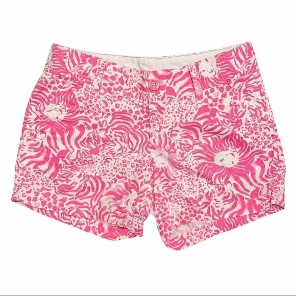 Lilly Pulitzer Pants - Lilly Pulitzer Pink Lion Callahan Shorts 0